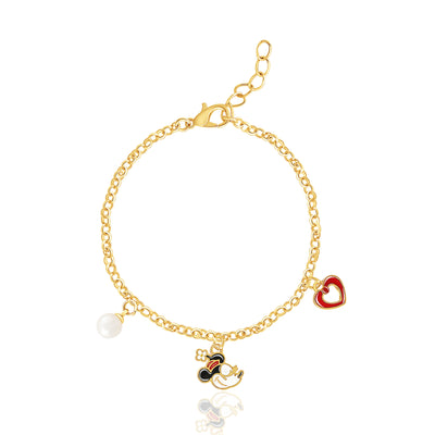 Disney 100 Anniversary Minnie Mouse Charm Bracelet