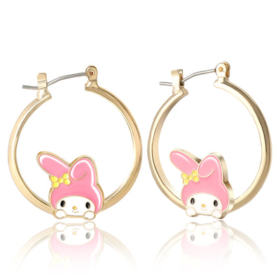 Fashion Hello Kitty and Friends Hoop Earrings