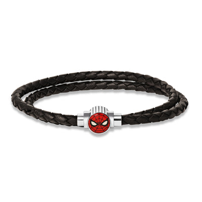 Marvel Comics Spider-Man Double Wrap Men's Woven Bracelet