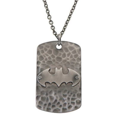 DC Comics Batman Stainless Steel Dog Tag Pendant Necklace - Sallyrose