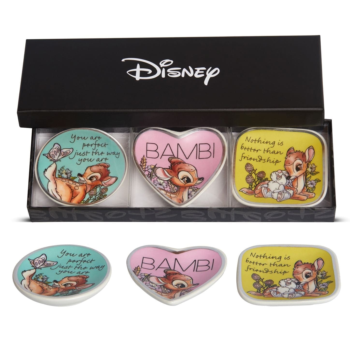 Disney Classics Bambi Trinket Tray Trio