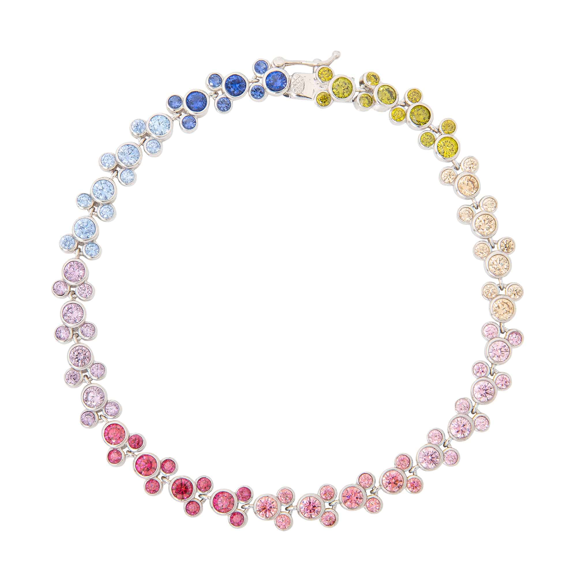 Minnie Mouse Birthstone Earrings 10K Gold Stud | Sally Rose