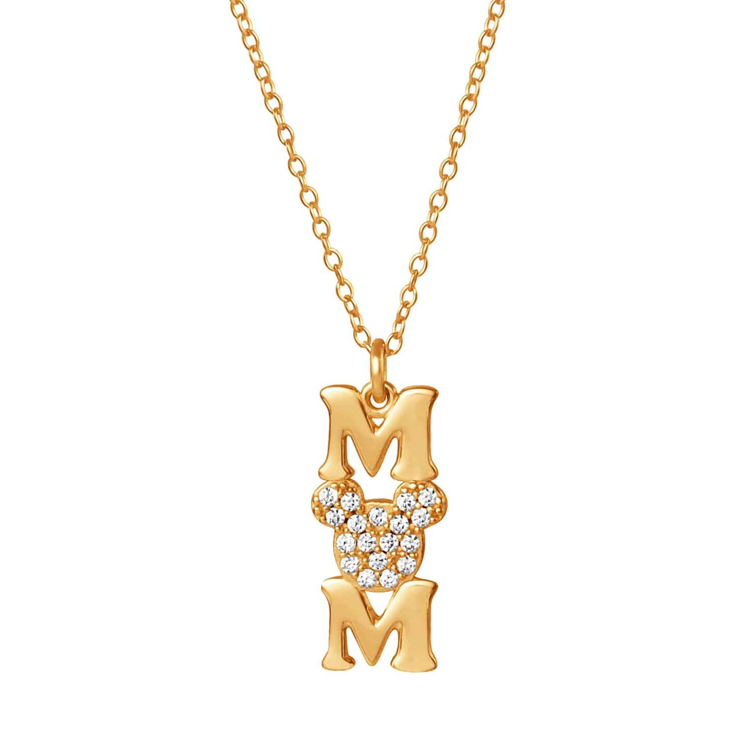 Disney Mickey Mouse "Mom" Necklace - Sallyrose
