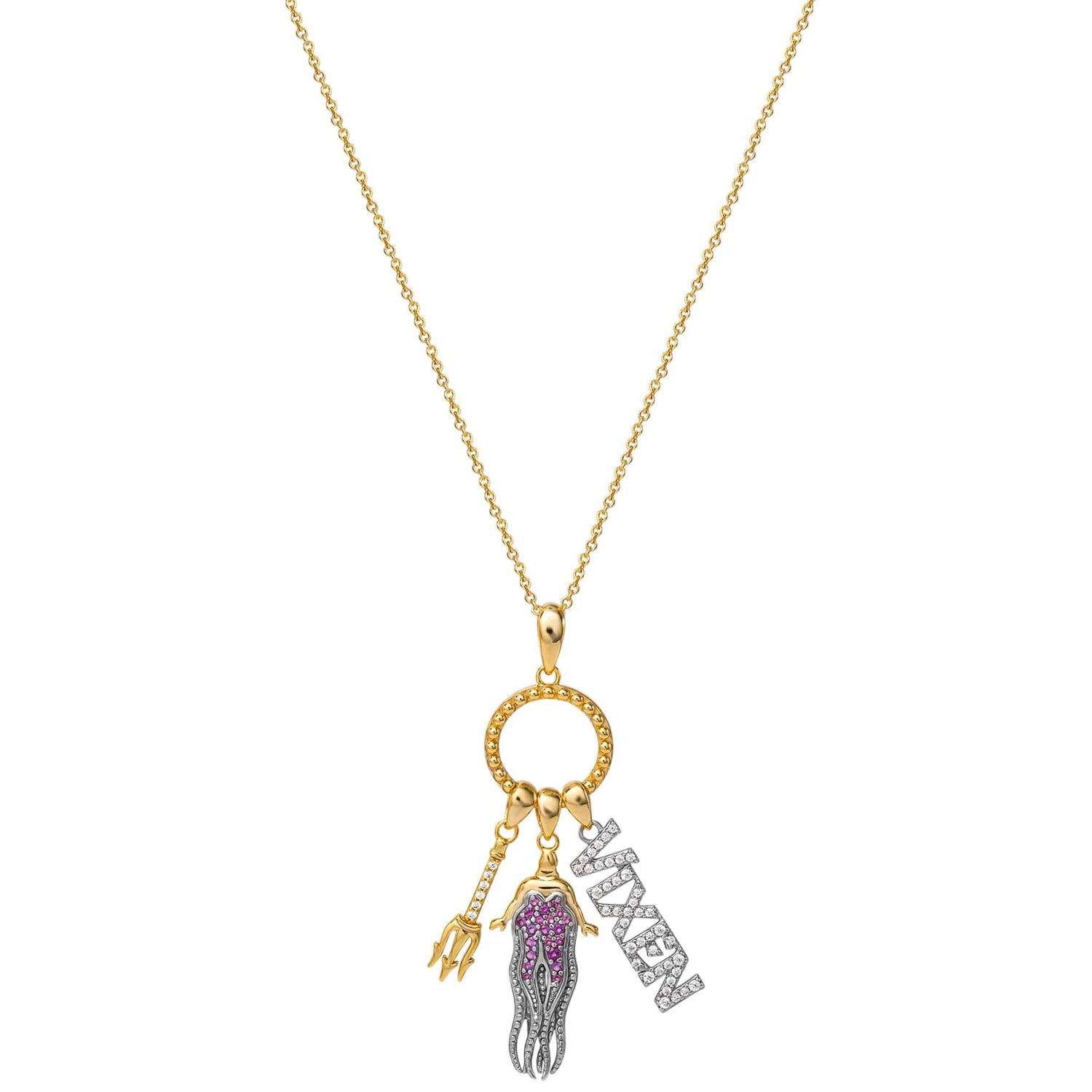Disney Villains Ursula Sterling Silver Charm Necklace - Sallyrose