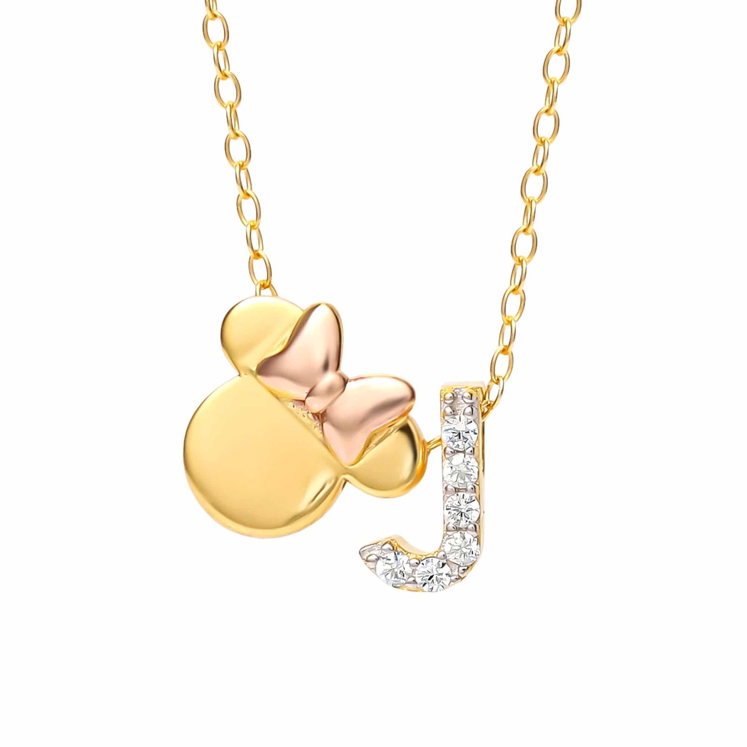 Limited-Edition Disney Minnie Mouse Initial Necklace - Sallyrose