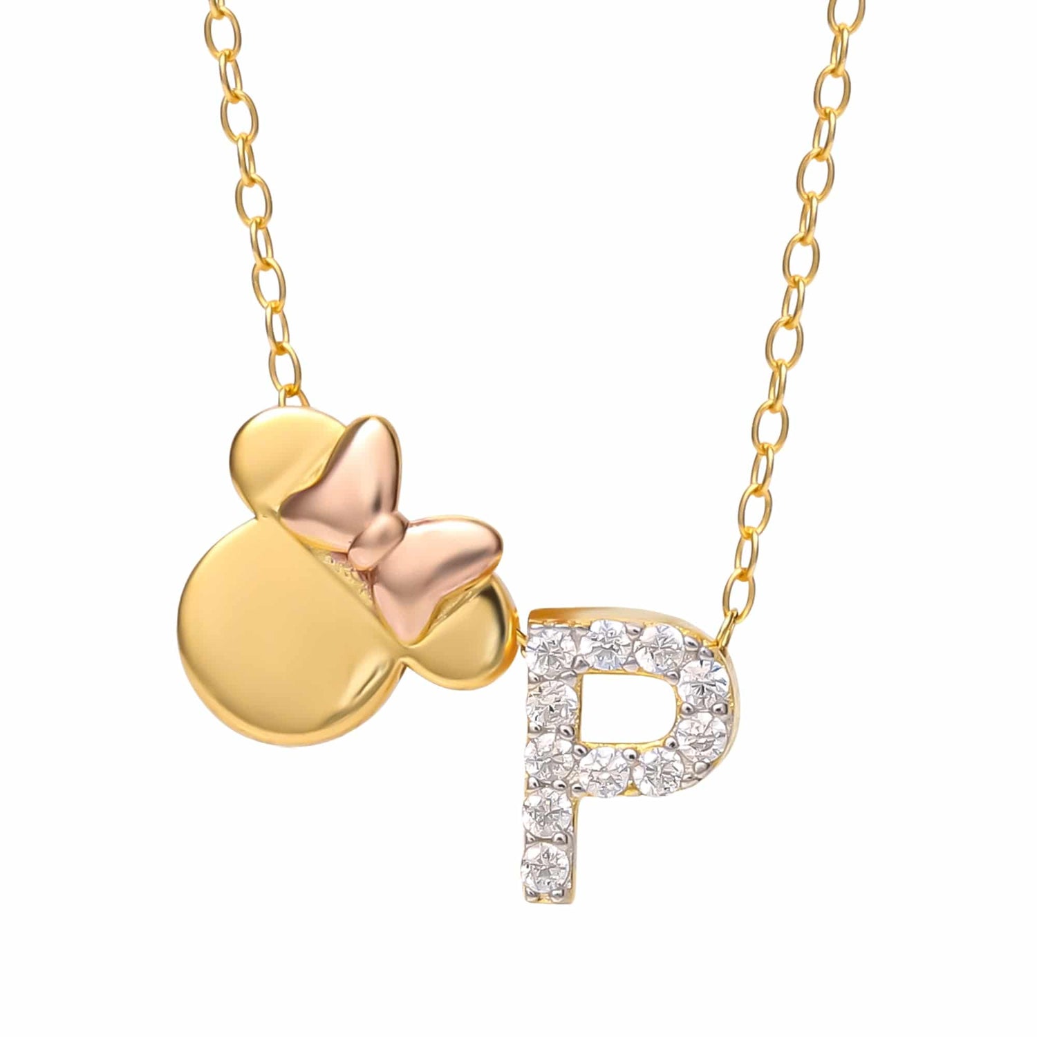 Limited-Edition Disney Minnie Mouse Initial Necklace - Sallyrose