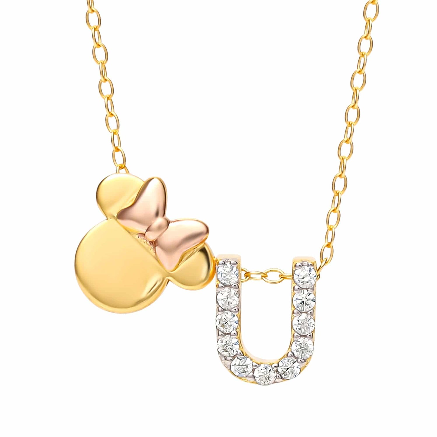 Limited-Edition Disney Minnie Mouse Initial Necklace - Sallyrose