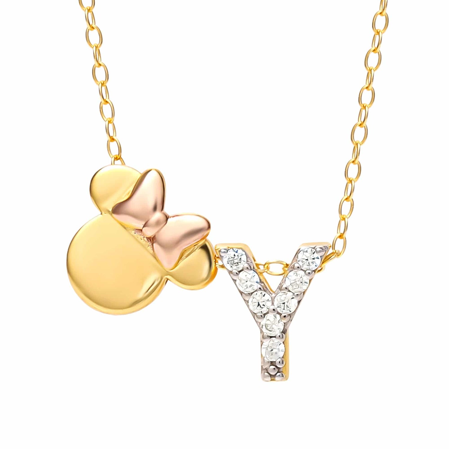 Limited-Edition Disney Minnie Mouse Initial Necklace - Sallyrose