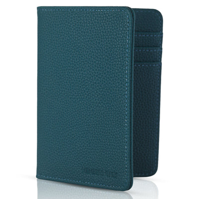 MEMBERS ONLY RFID BLUE DEBOSSED PASSPORT HOLDER