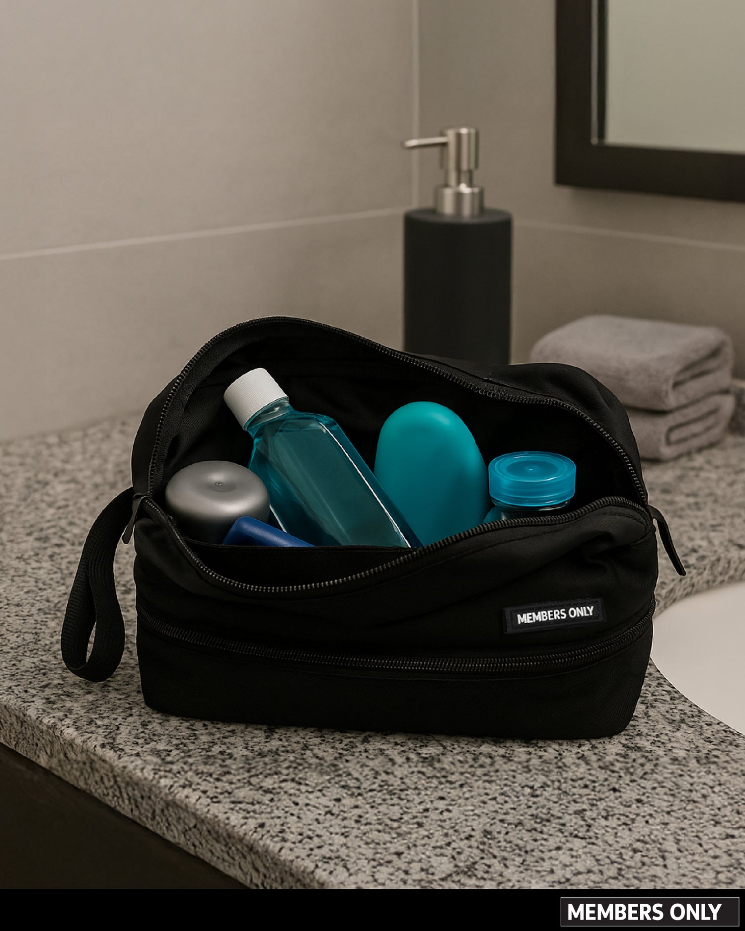 Travel Pouch with Zipper Closure