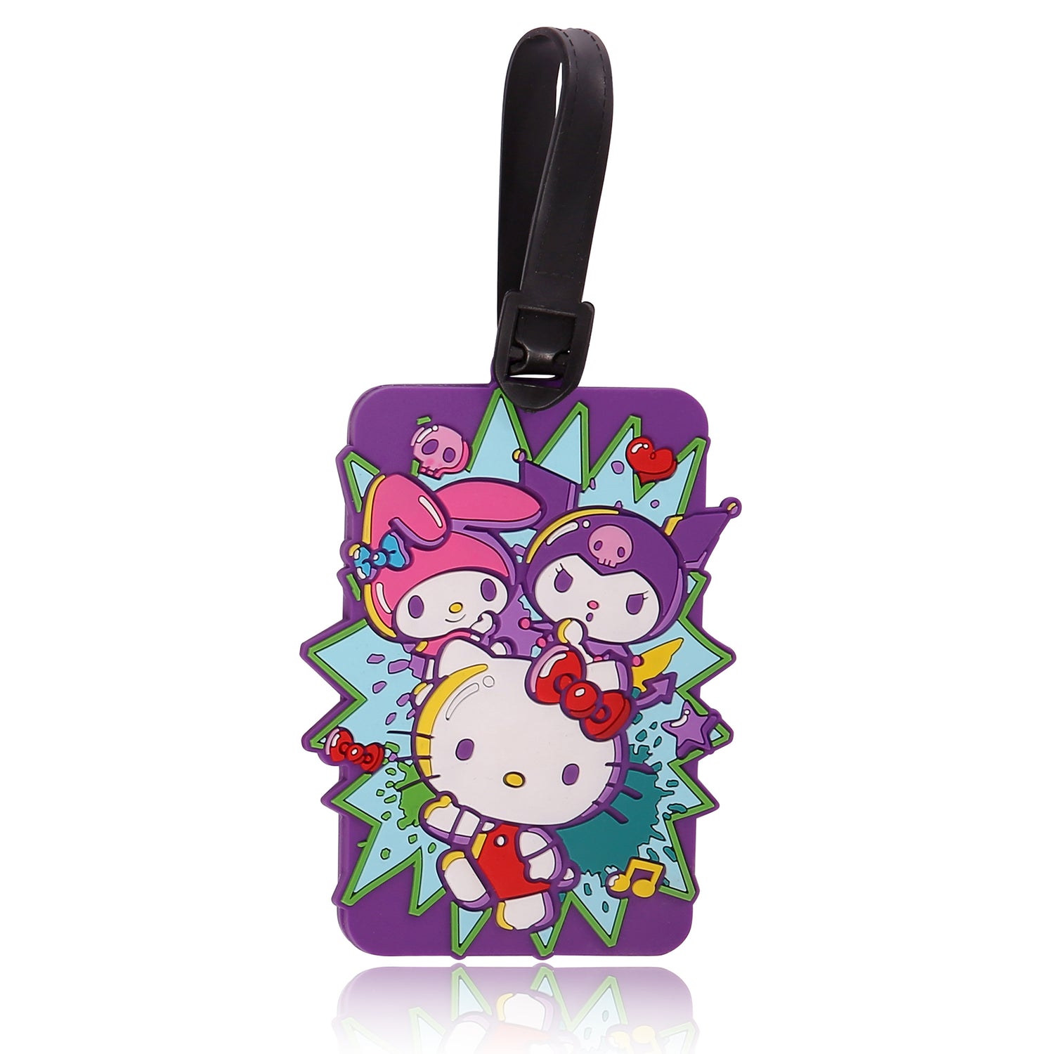 Hello Kitty Luggage Tag for Suitcases 4-Pack, Cute Luggage Tags, Sanrio Gifts for Travel