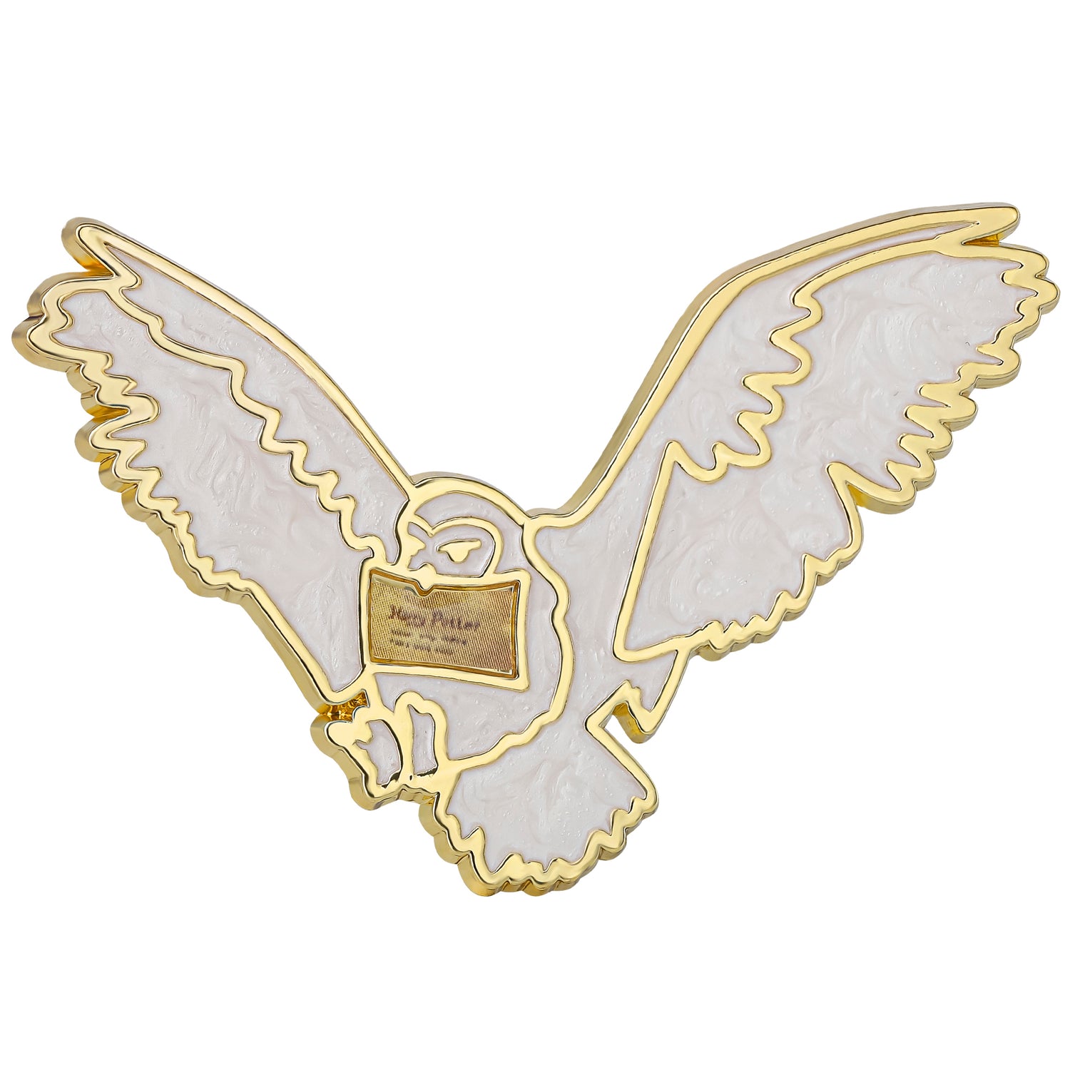 Harry Potter Hedgwig Pin Official License, Gold-Tone