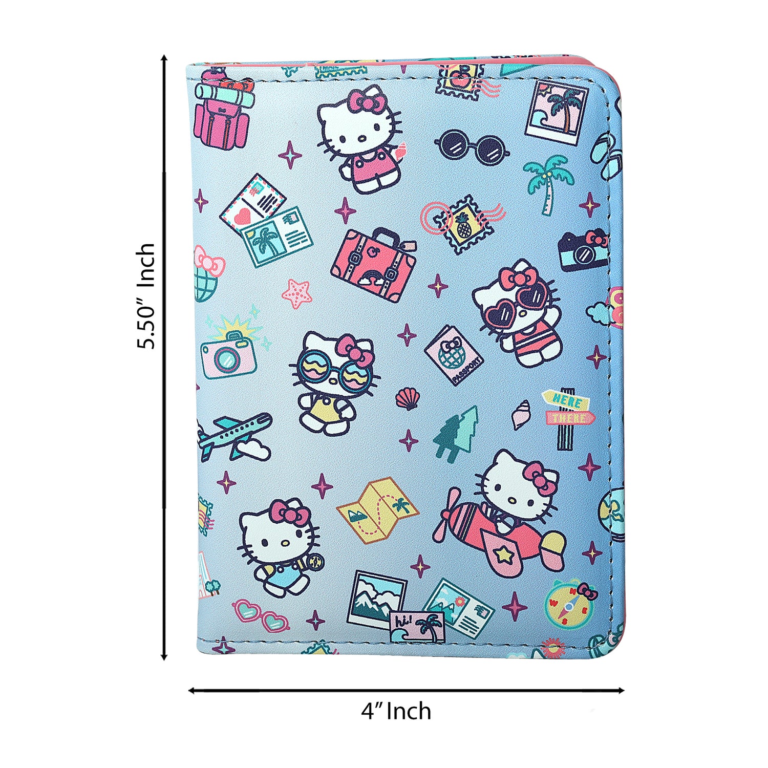 Hello Kitty Passport Holder for Travel Official License, Cute Passport Cover, Sanrio Gifts