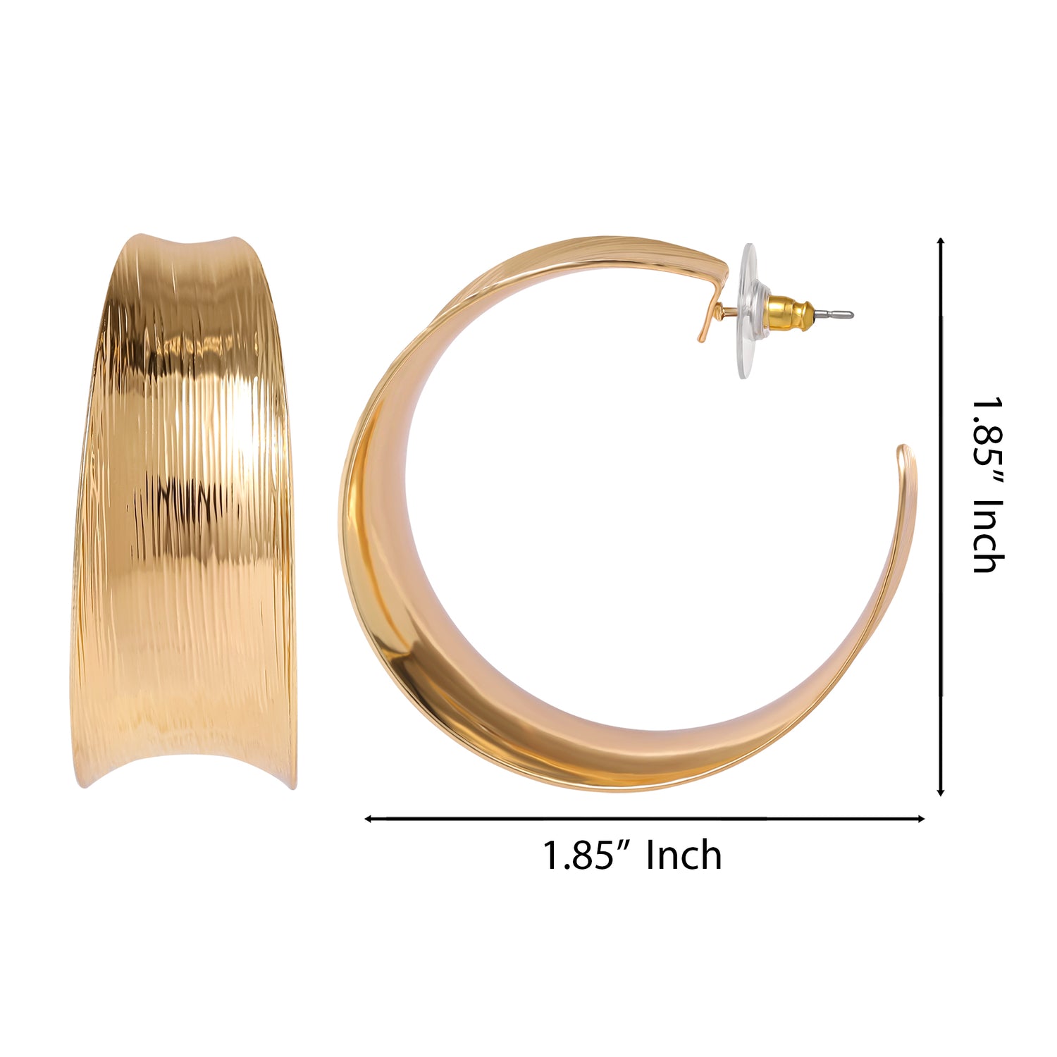 JS Jessica Simpson Sculptural Statement Earrings