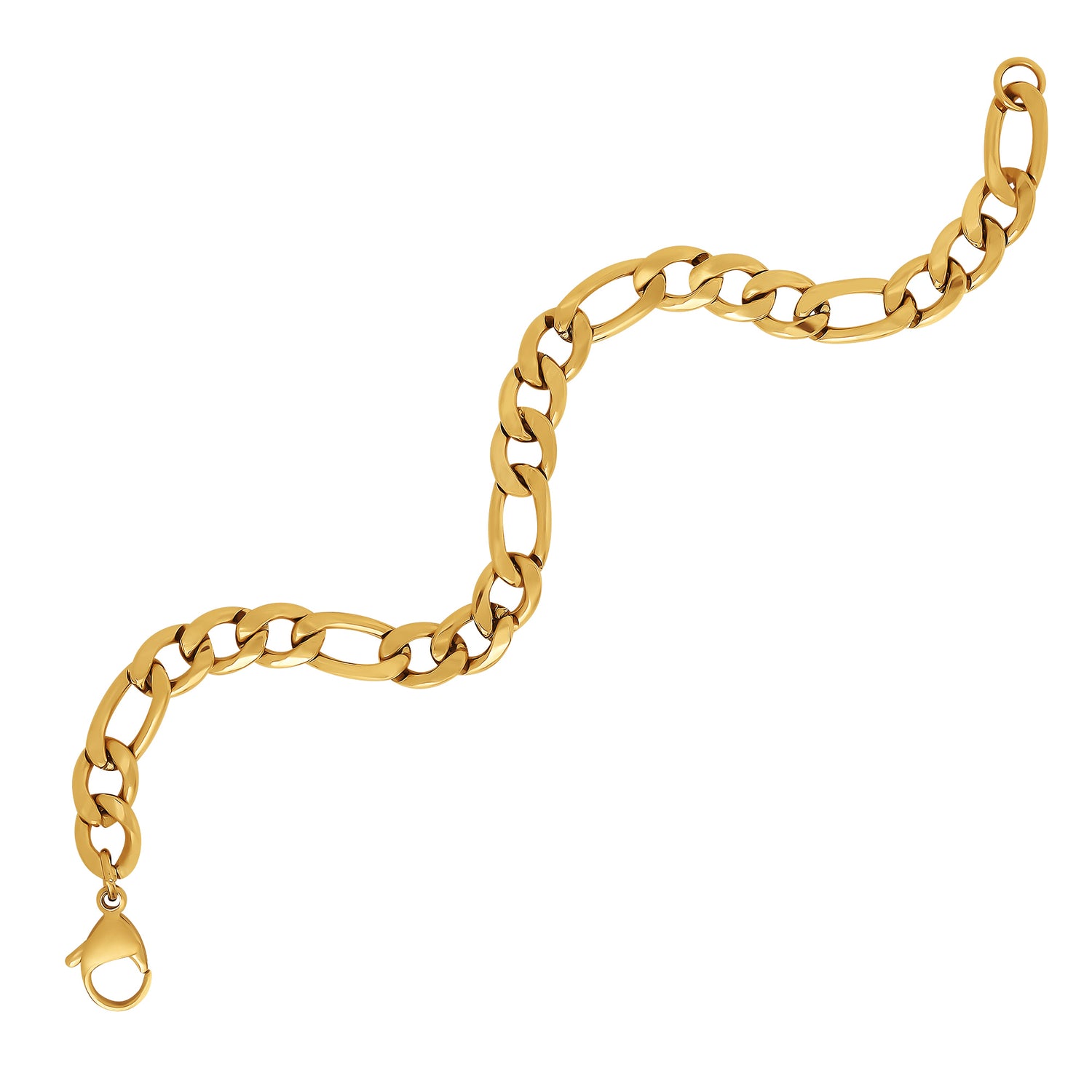 Lucky Brand 8MM Figaro Chain Bracelet - 8.5'' Chain