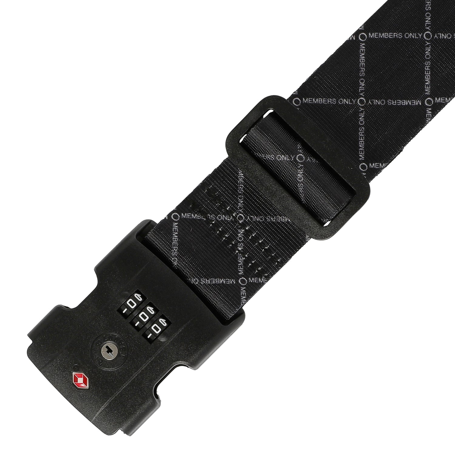 MEMBERS ONLY 1PC LUGGAGE STRAP W/TSA LOCK