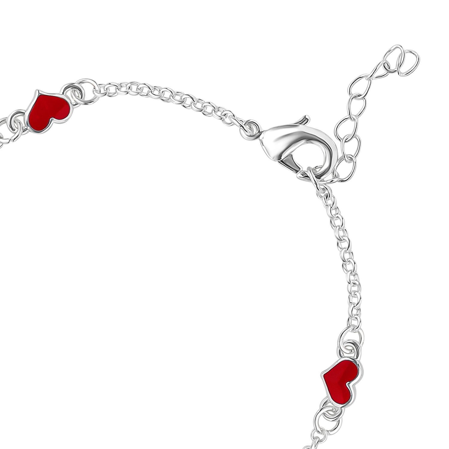 Peanuts Snoopy and Heart Silver Plated Brass Bracelet Set, 2 Piece
