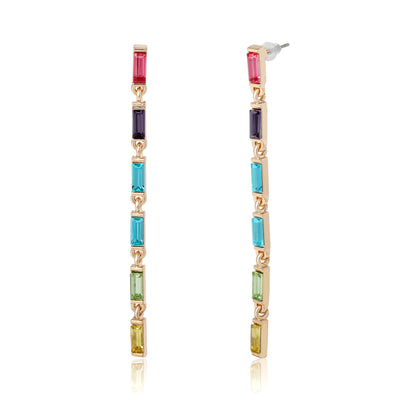 BCBGeneration Rainbow Linear Drop Earrings