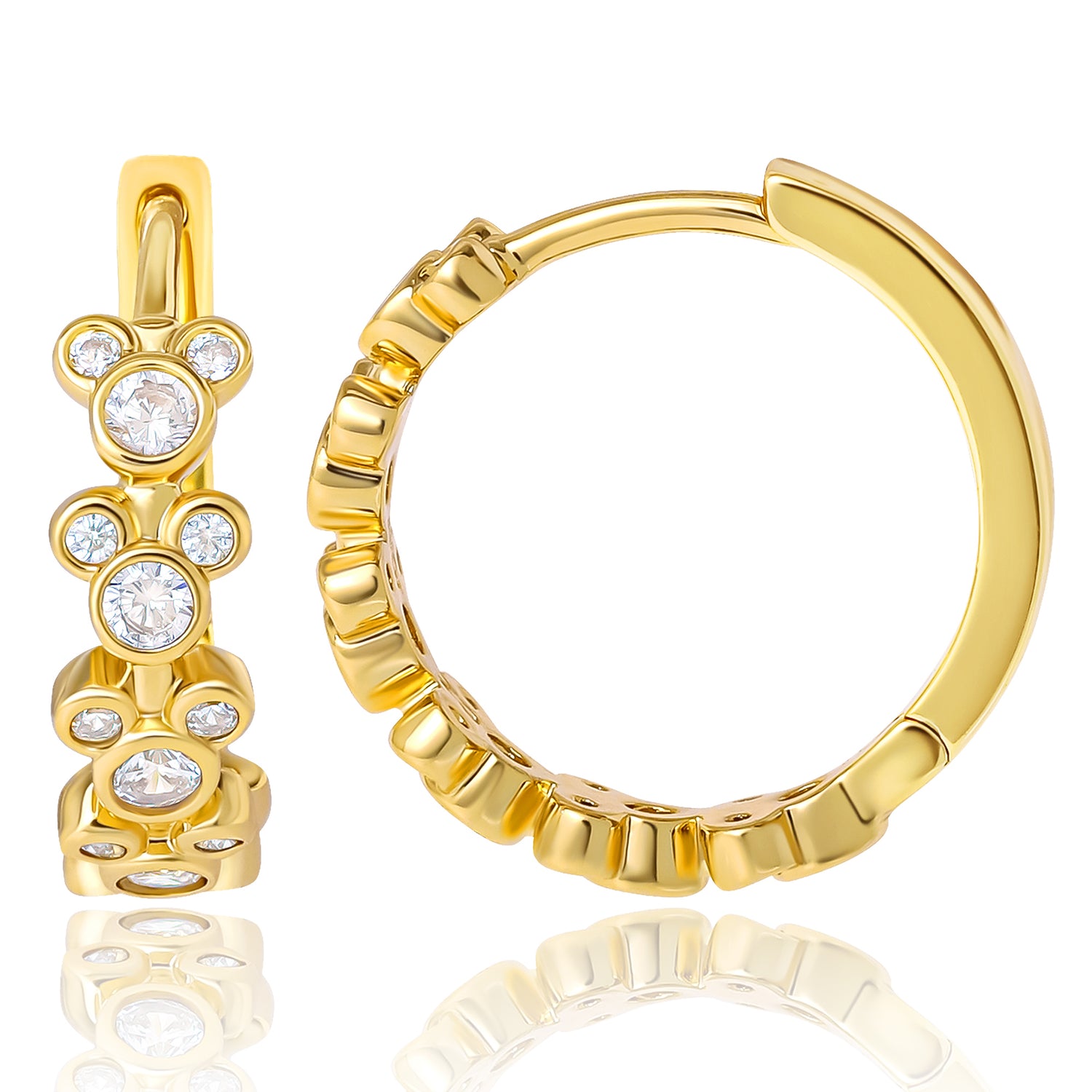 Disney Mickey Mouse Endless Hoop Earrings