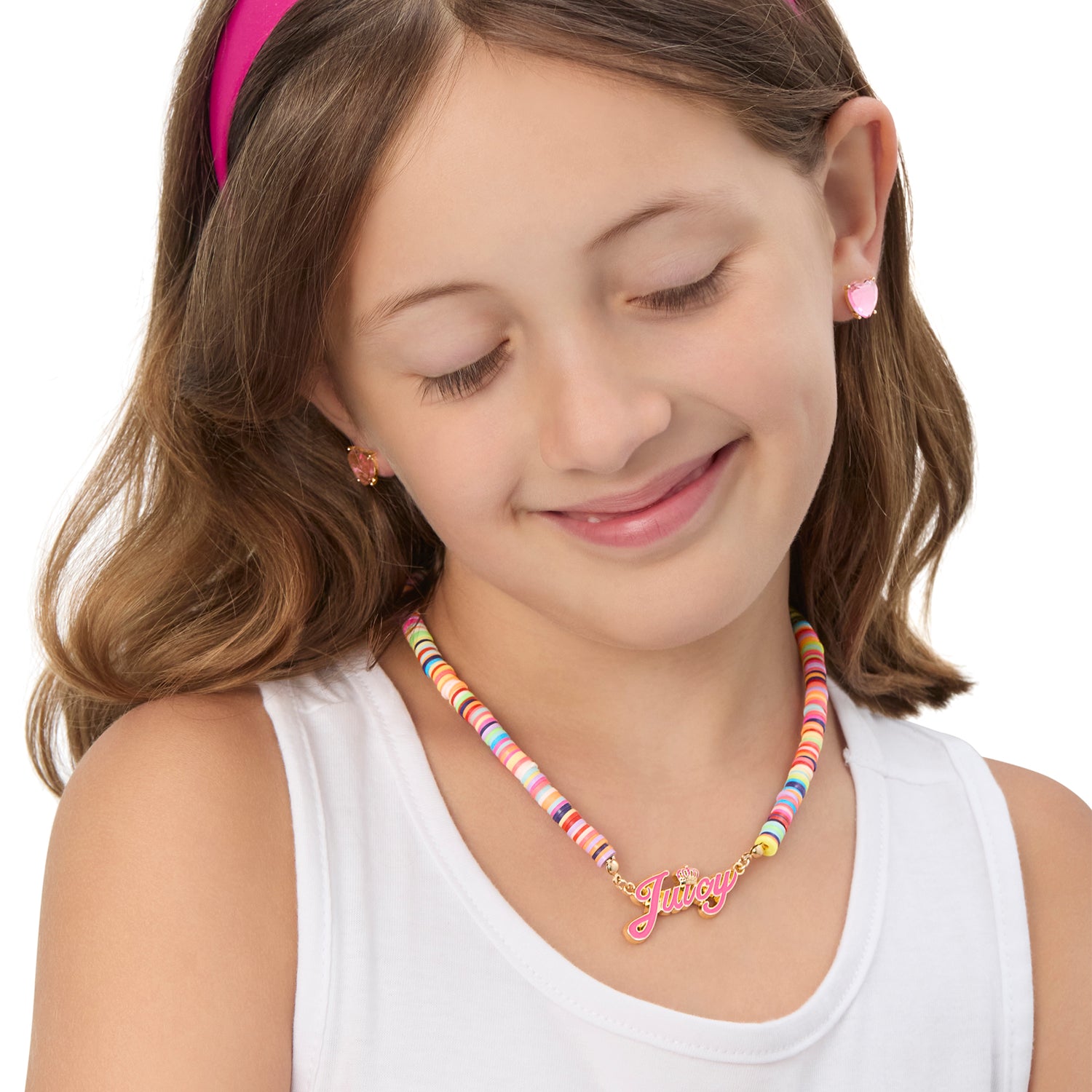 Juicy Couture Kids 15+2" Confetti Beaded Necklace