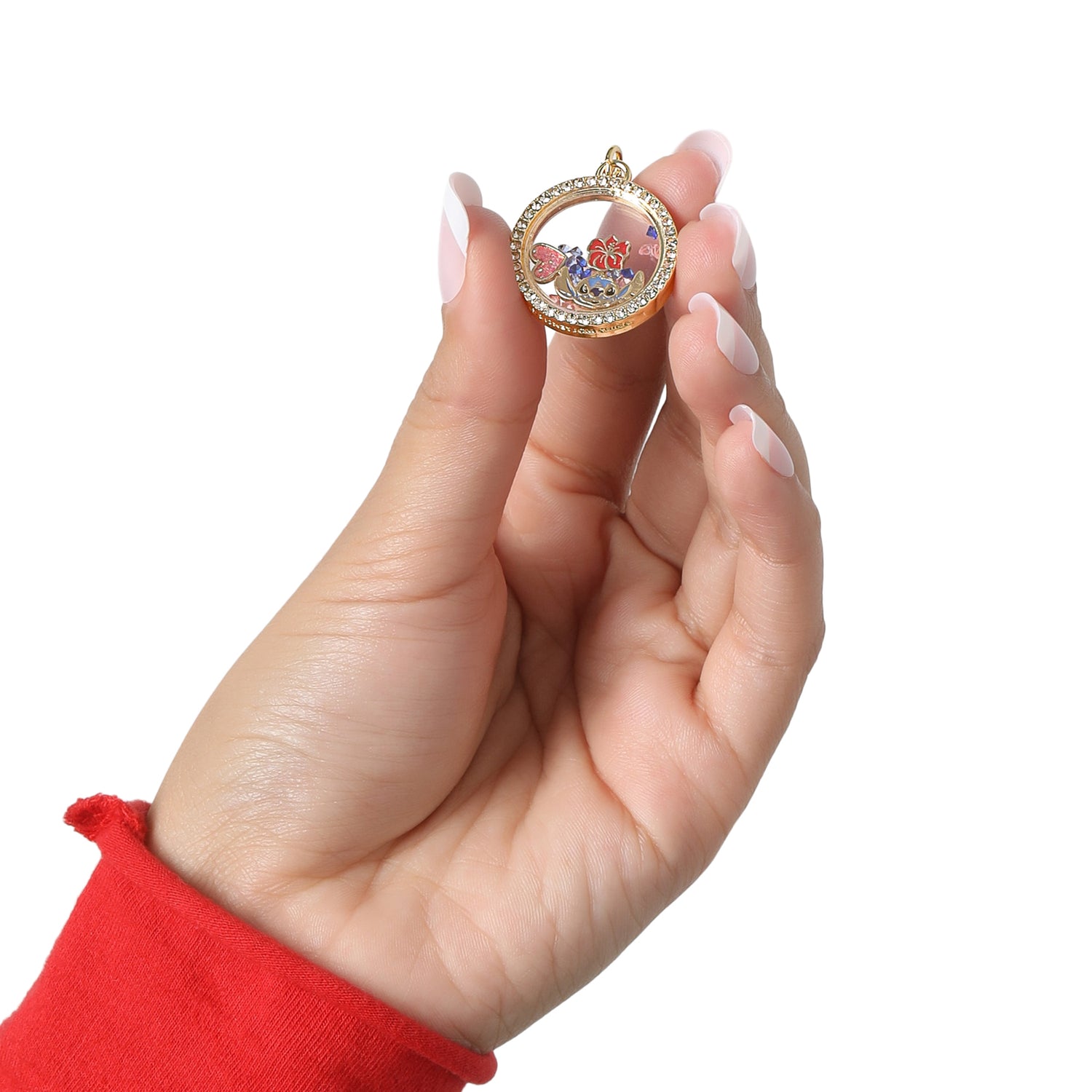 Disney Stitch Necklace Official License, Shaker Pendant
