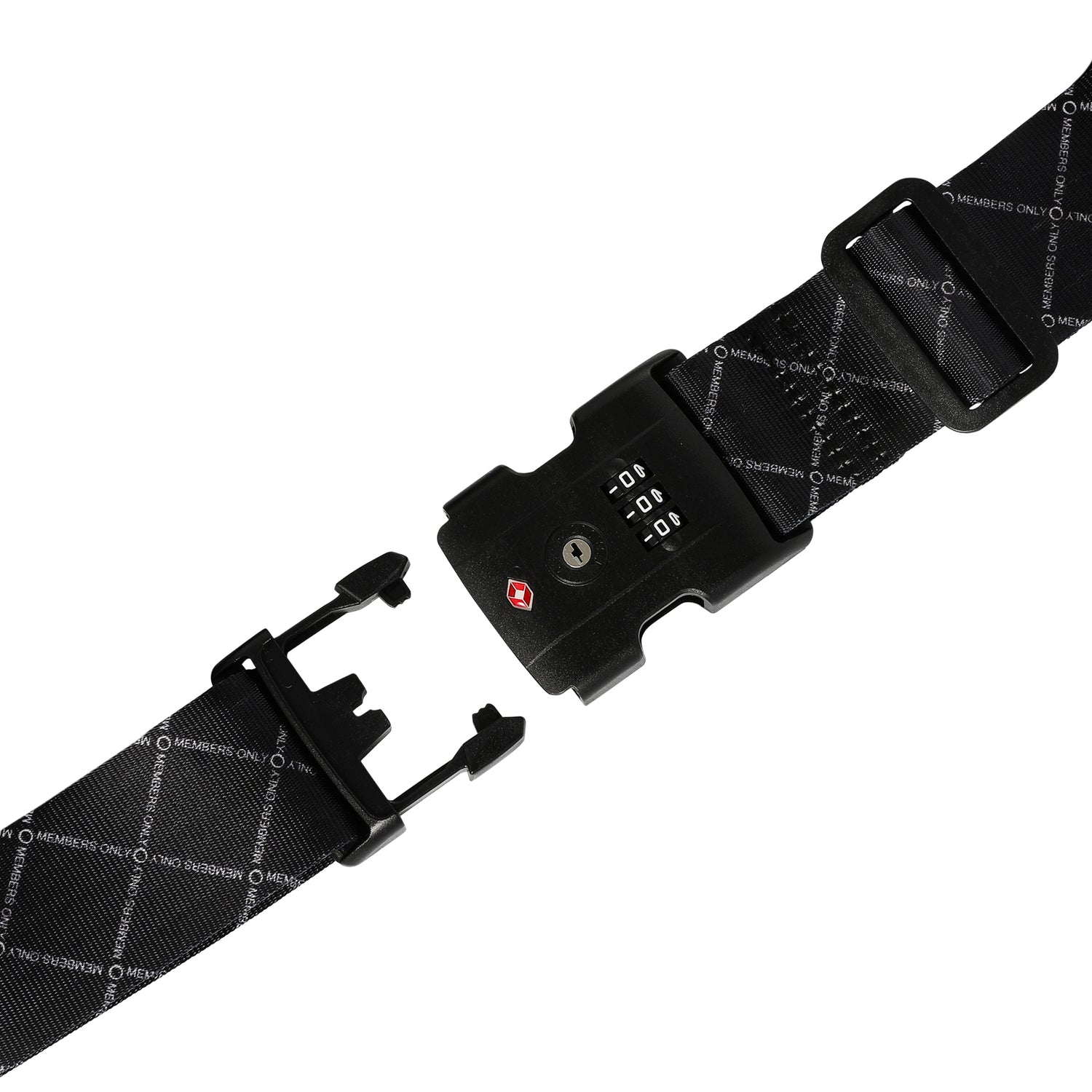 MEMBERS ONLY 1PC LUGGAGE STRAP W/TSA LOCK