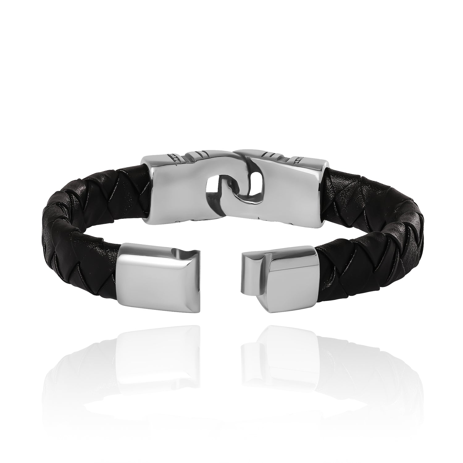 Lucky Brand Black Woven Bracelet - 8.5''