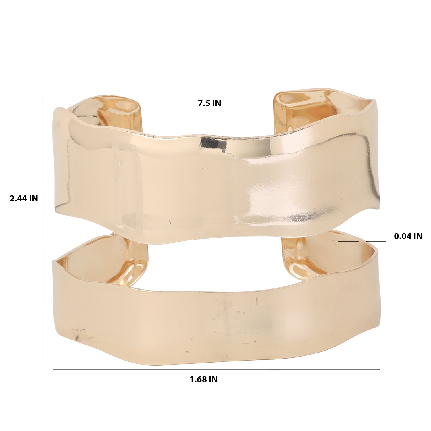 BCBG Generation Double Band Cuff Bracelet
