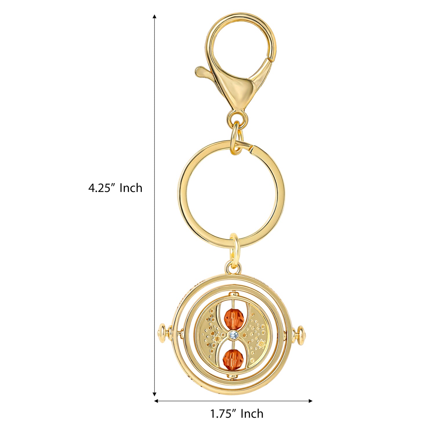 Harry Potter Keychain Bag Charms Official License, Time Turner Charm