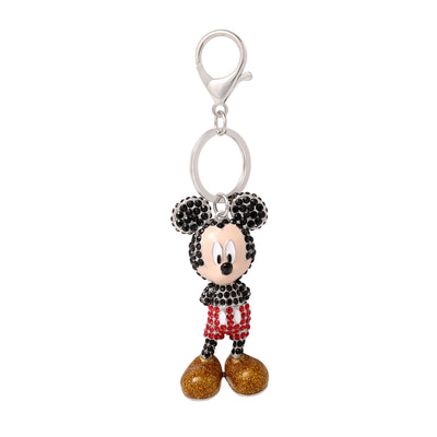 Disney Mickey Mouse Crystal Pavé Bag Charm Keychain – Officially Licensed