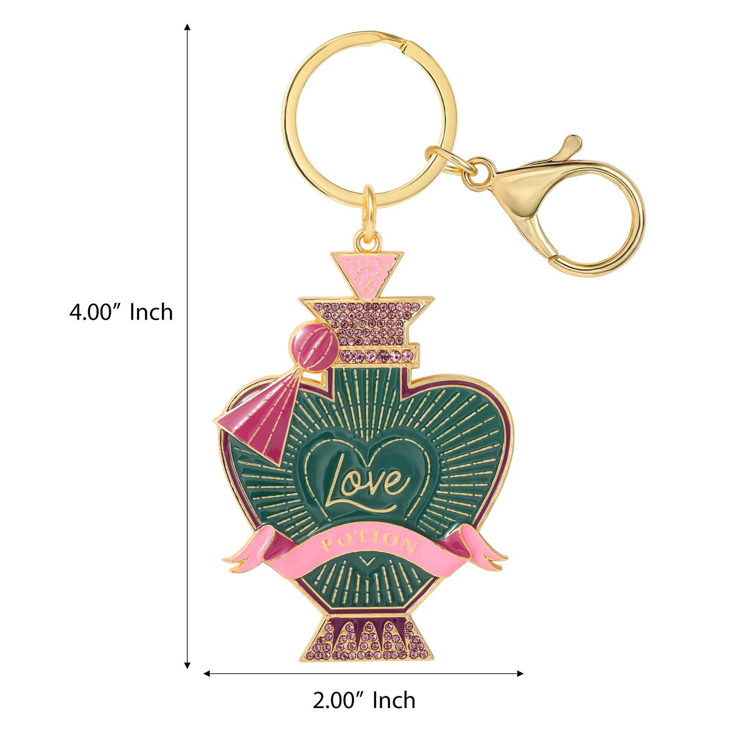Harry Potter Love Potion Bag Charm Keychain Official License