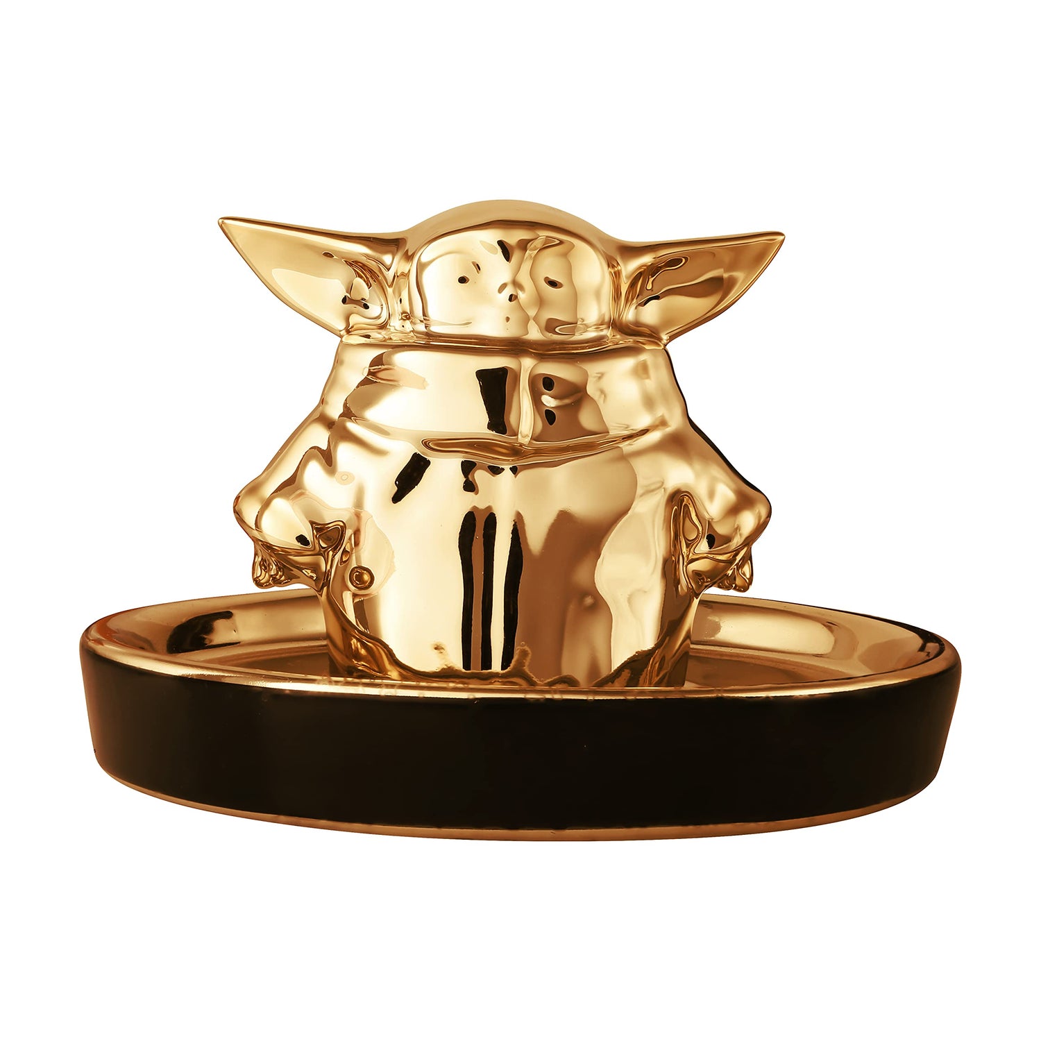 Disney Star Wars Grogu 3-D Trinket Dish - Ceramic Jewelry Tray, Ring Holder