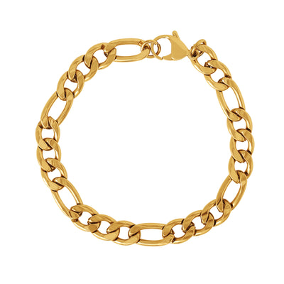 Lucky Brand 8MM Figaro Chain Bracelet - 8.5'' Chain