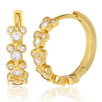 Disney Mickey Mouse Endless Hoop Earrings