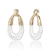 BCBG Large Pearl Drop  Earrings