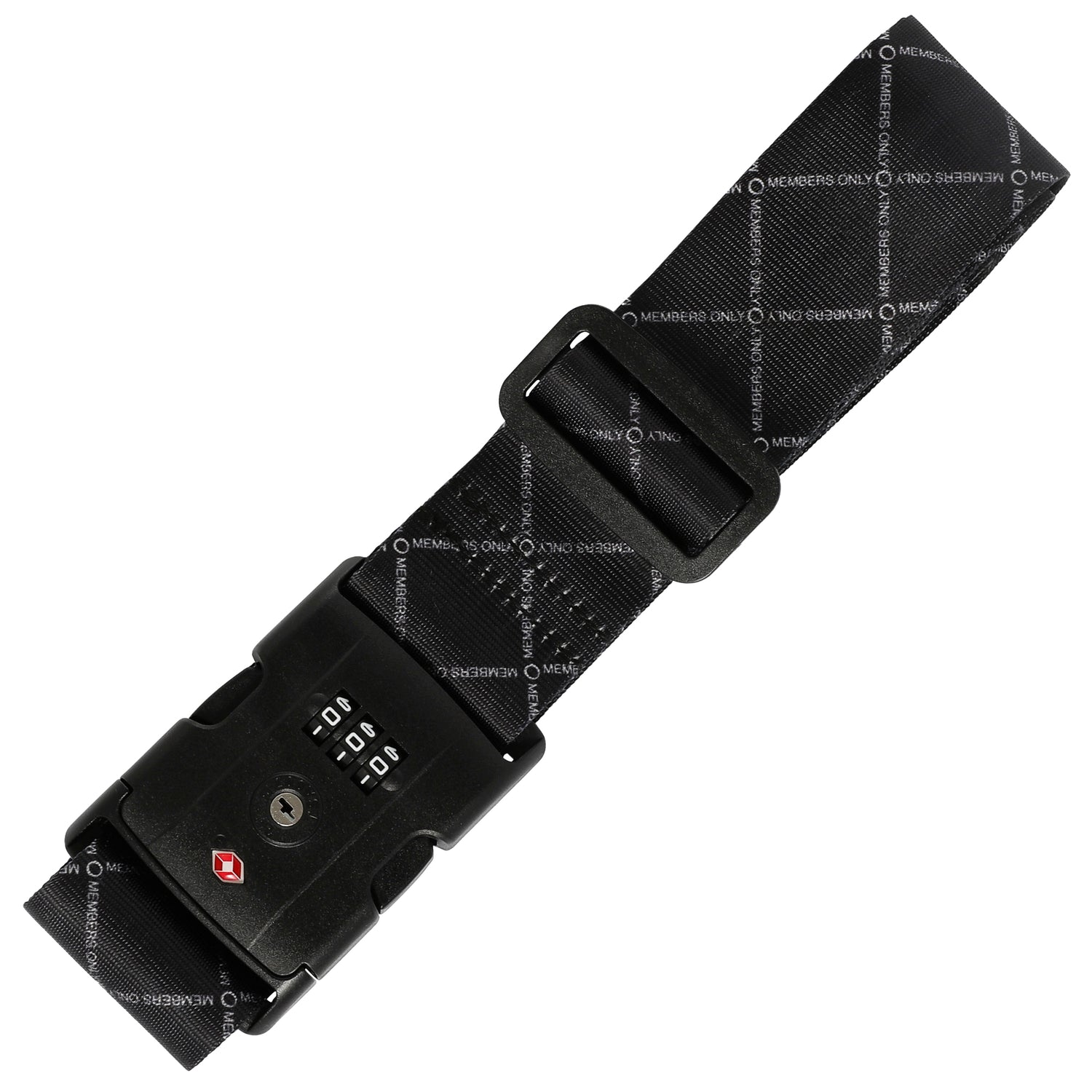 Members Only Luggage Strap with Combination Lock – Adjustable & Durable