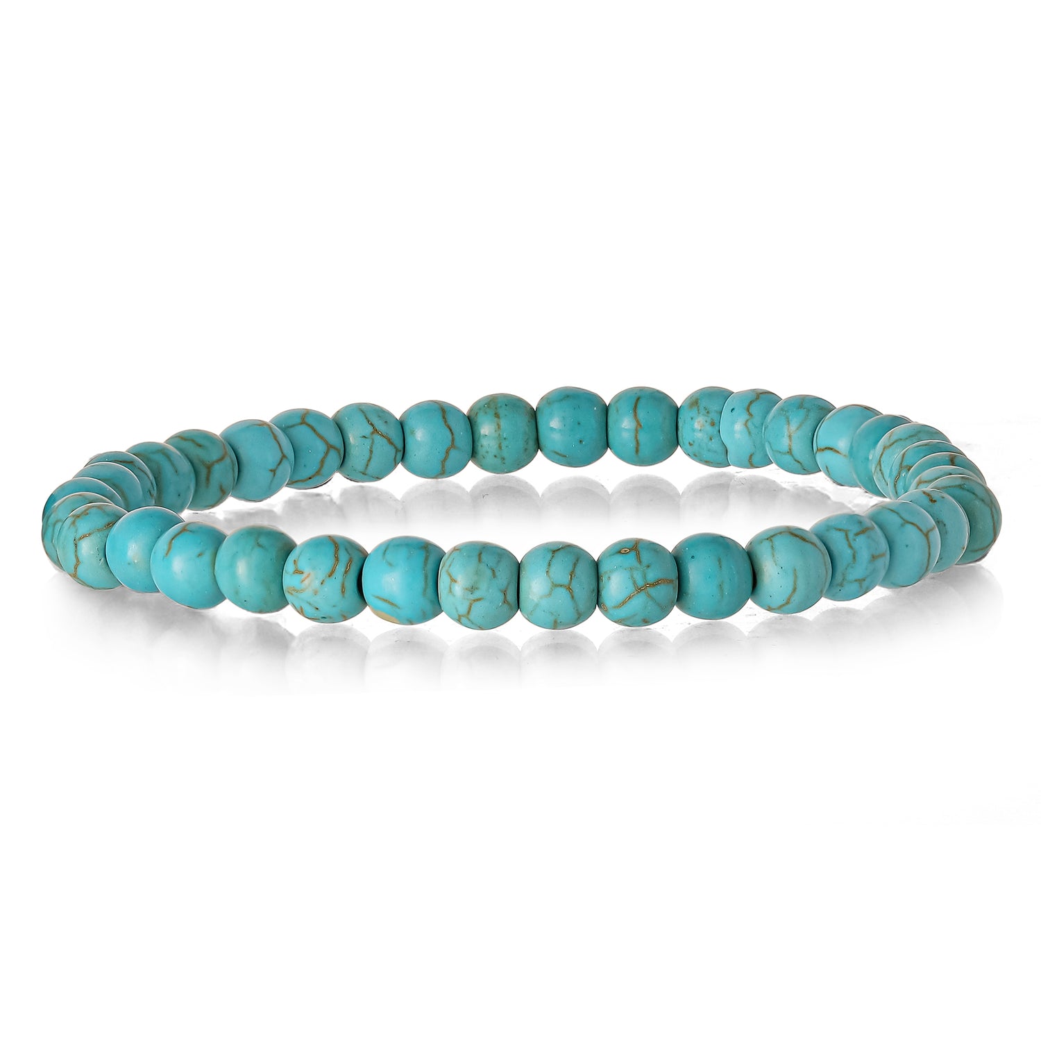 Jessica Simpson Crystal Stretch Bracelet - 5 Piece Set - Turquoise
