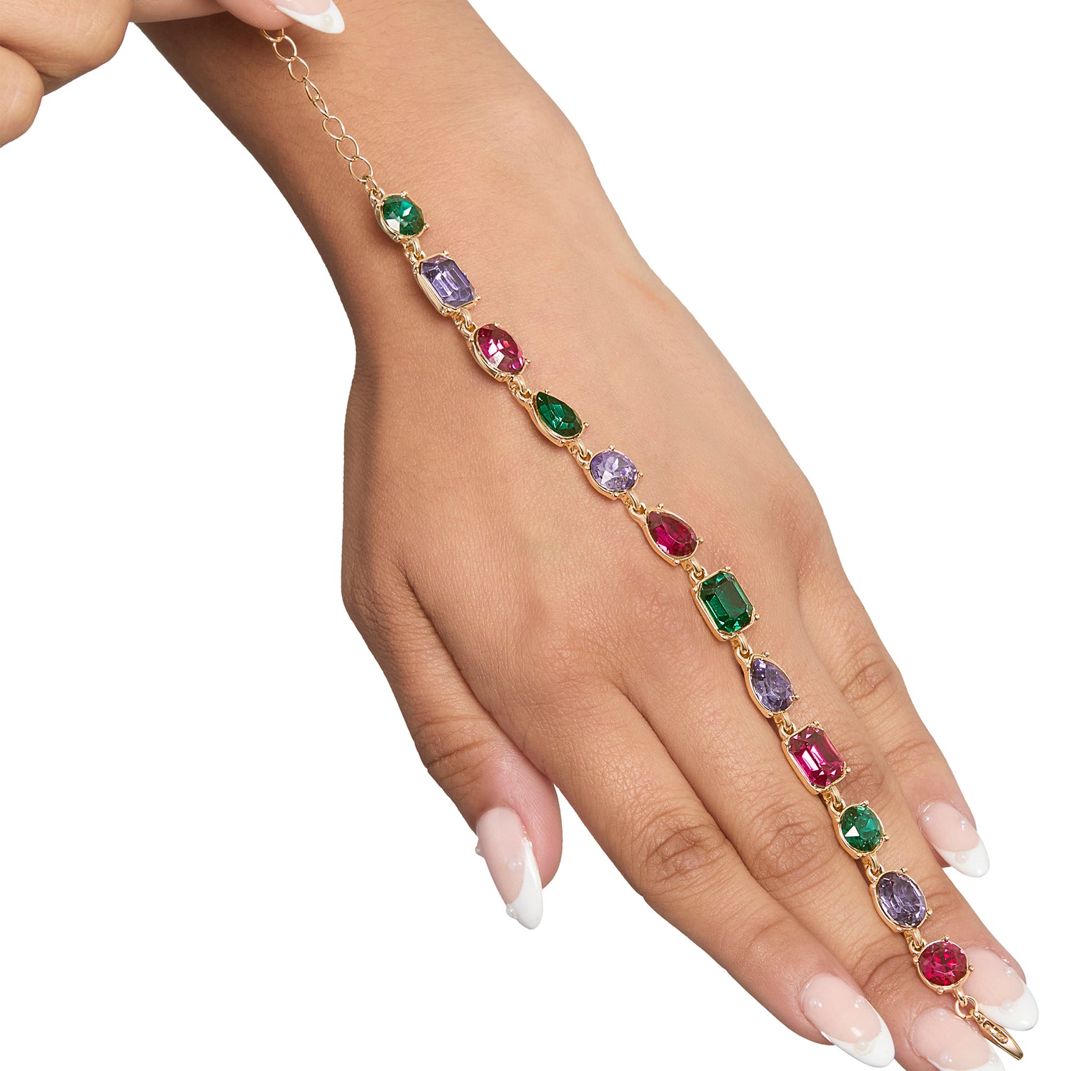 BCBGeneration Multi-Stone Gem Bracelet
