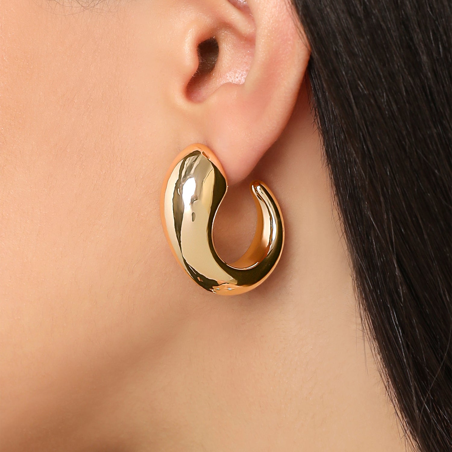 Gold Hoop Earrings