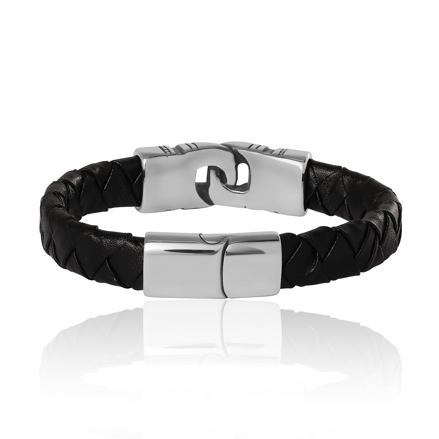 Lucky Brand Black Woven Bracelet - 8.5''