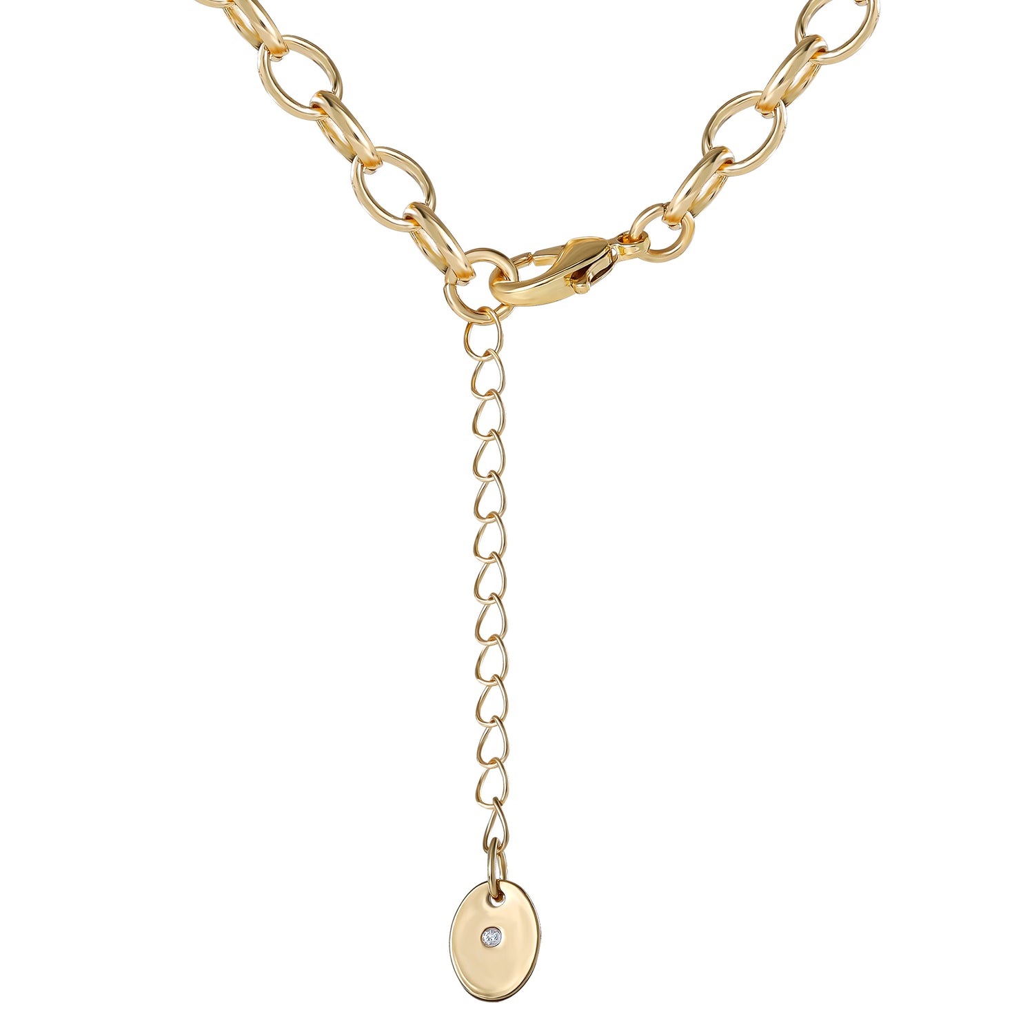 Juicy Couture Heart Locket with Key Pendant Necklace, Gold‑Tone