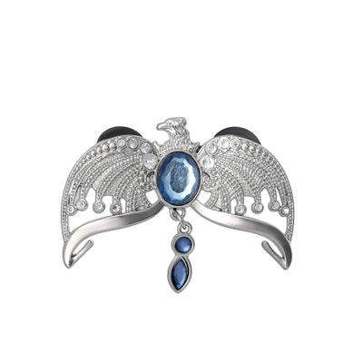 Harry Potter Ravenclaw Diadem Pin Brooch, Clear and Blue Crystals