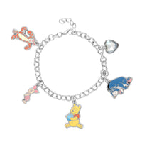 Winnie-the-Pooh Charm Bracelet for Women Official License, 7.5"+1"