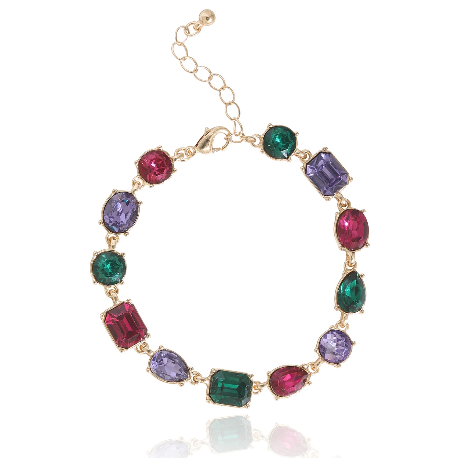 BCBGeneration Multi-Stone Gem Bracelet