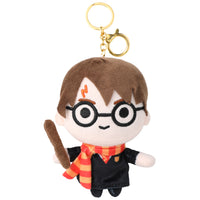 Harry Potter Plush Keychain Bag Charm Official License, Gold-Tone