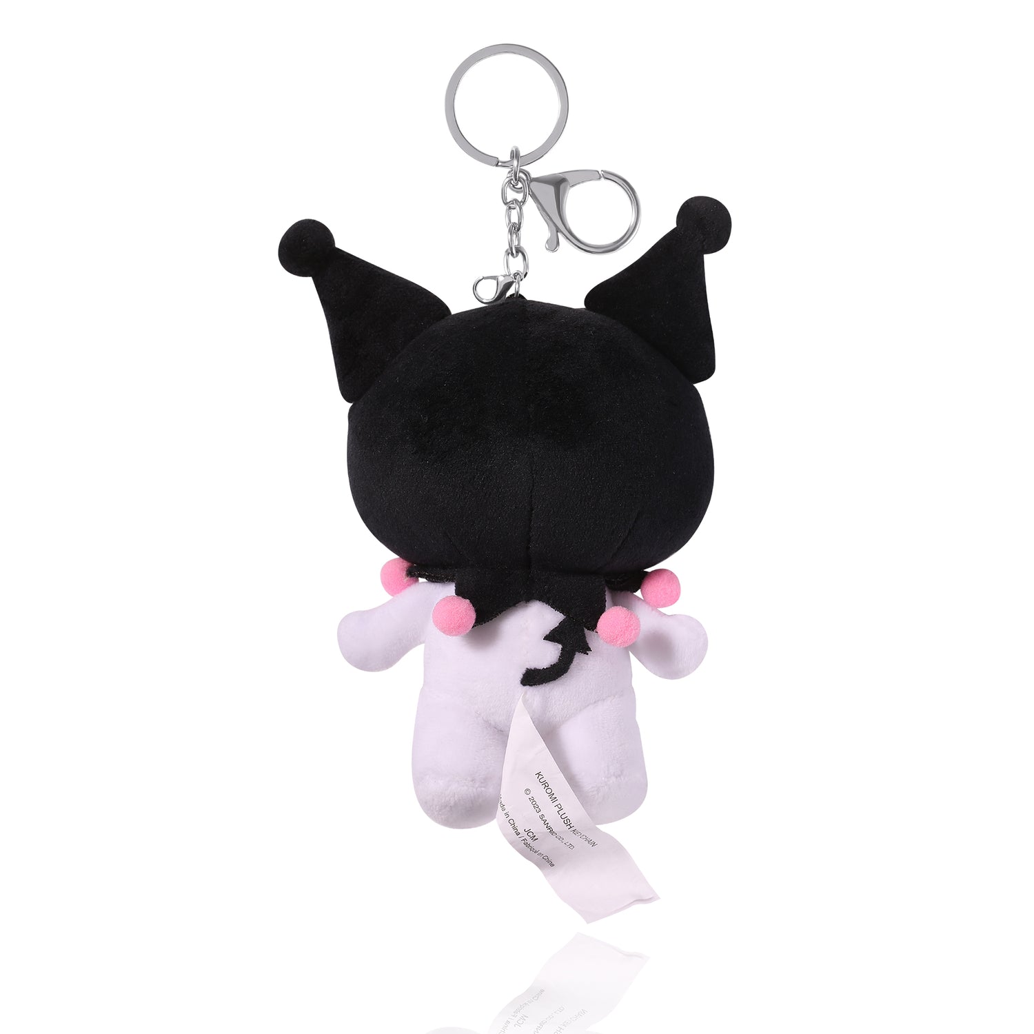 SALLY ROSE Hello Kitty and Friends Kuromi Keychain Plush Official License, Sanrio Keychain, Cute Bag Charm
