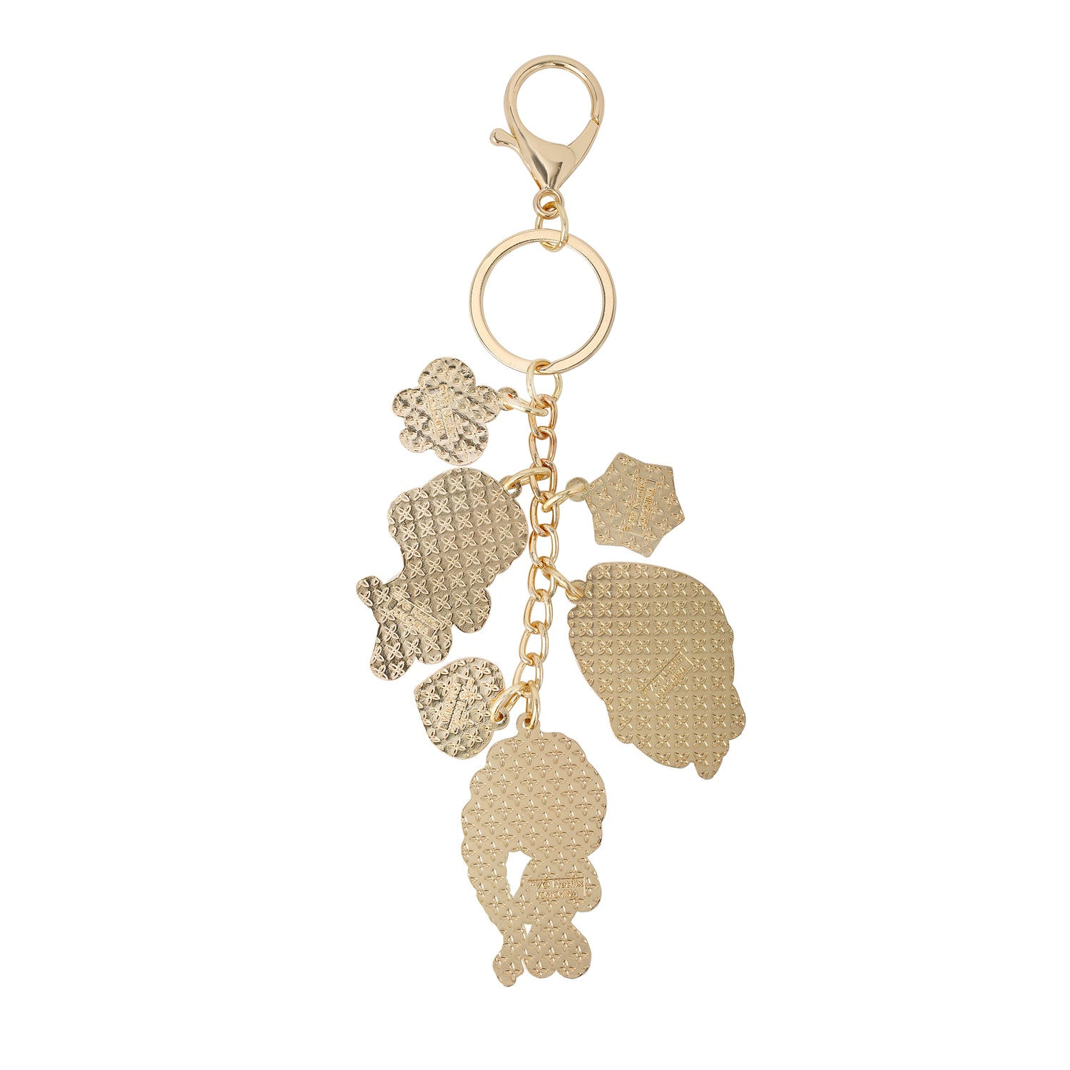 K-Pop Demon Hunters Bag Charm Keychain With Chibi Mira, Zoey, and Rumi Charm