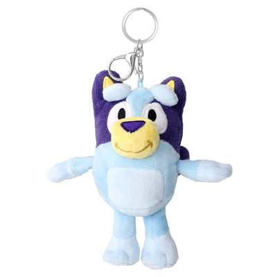 Bluey Plush Bag Charm Keychain, Official License for Backpack