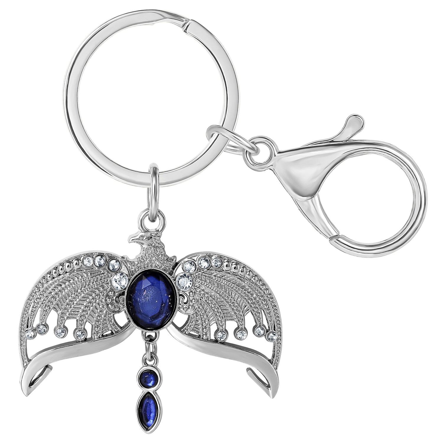 Harry Potter Ravenclaw Keychain Official License, Diadem Bag Charm