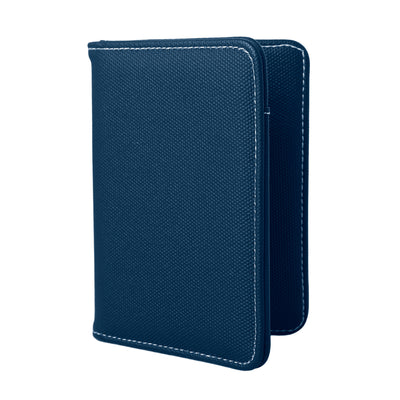 Lands' End Passport Holder for Travel, Passport Cover for Men and Women, Travel Folio (Navy) - Navy